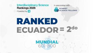 La UPS destaca en el Times Higer Education Interdiciplinary Science Rankings 2026 